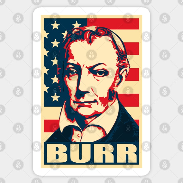 Aaron Burr Propaganda Sticker by Nerd_art